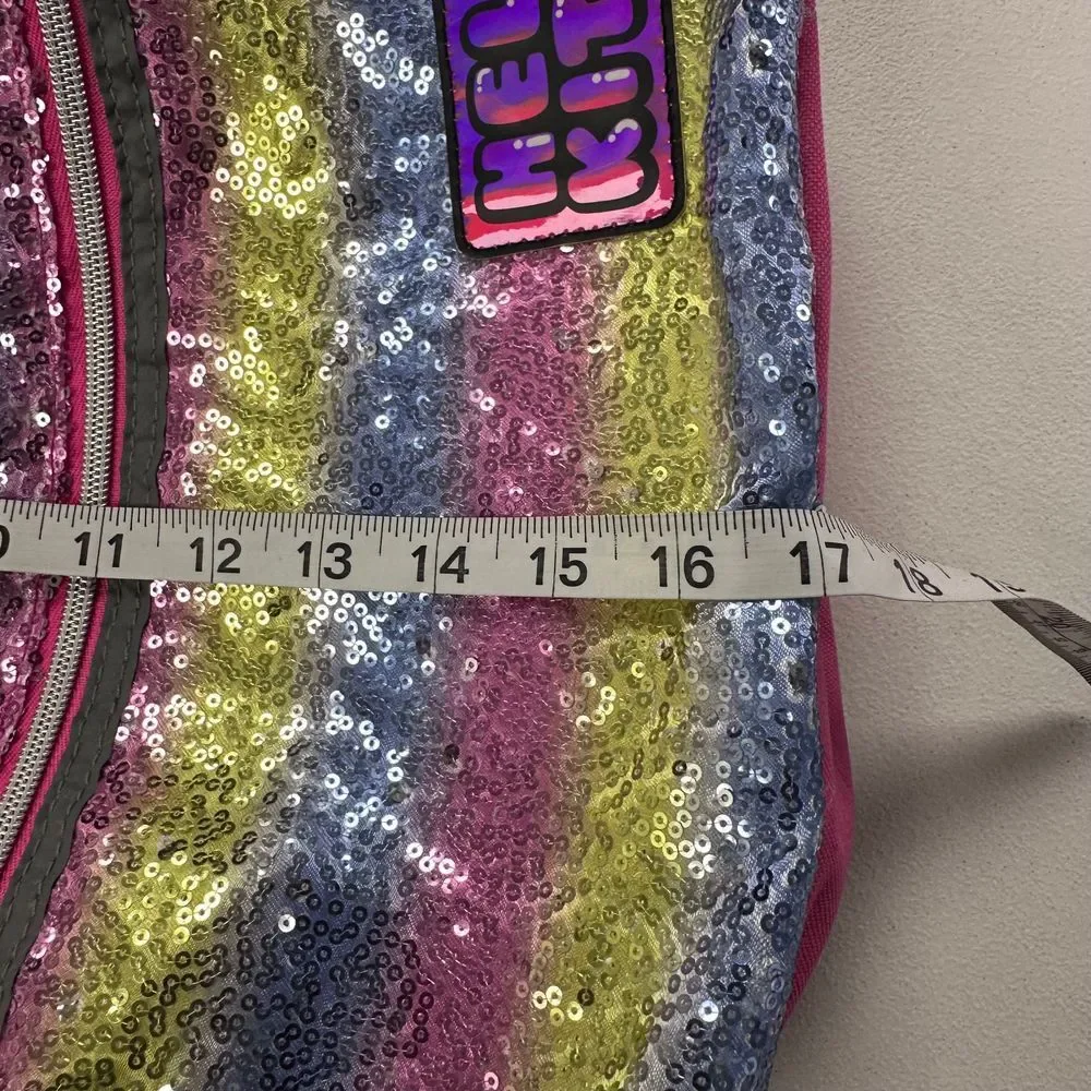 Hello Kitty Rainbow‎ Sequin Backpack Holographic Iridescent School Bag
